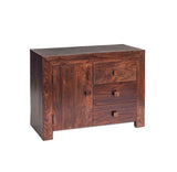 Toko Dark Mango 3 Drawer Sideboard made from solid mango wood