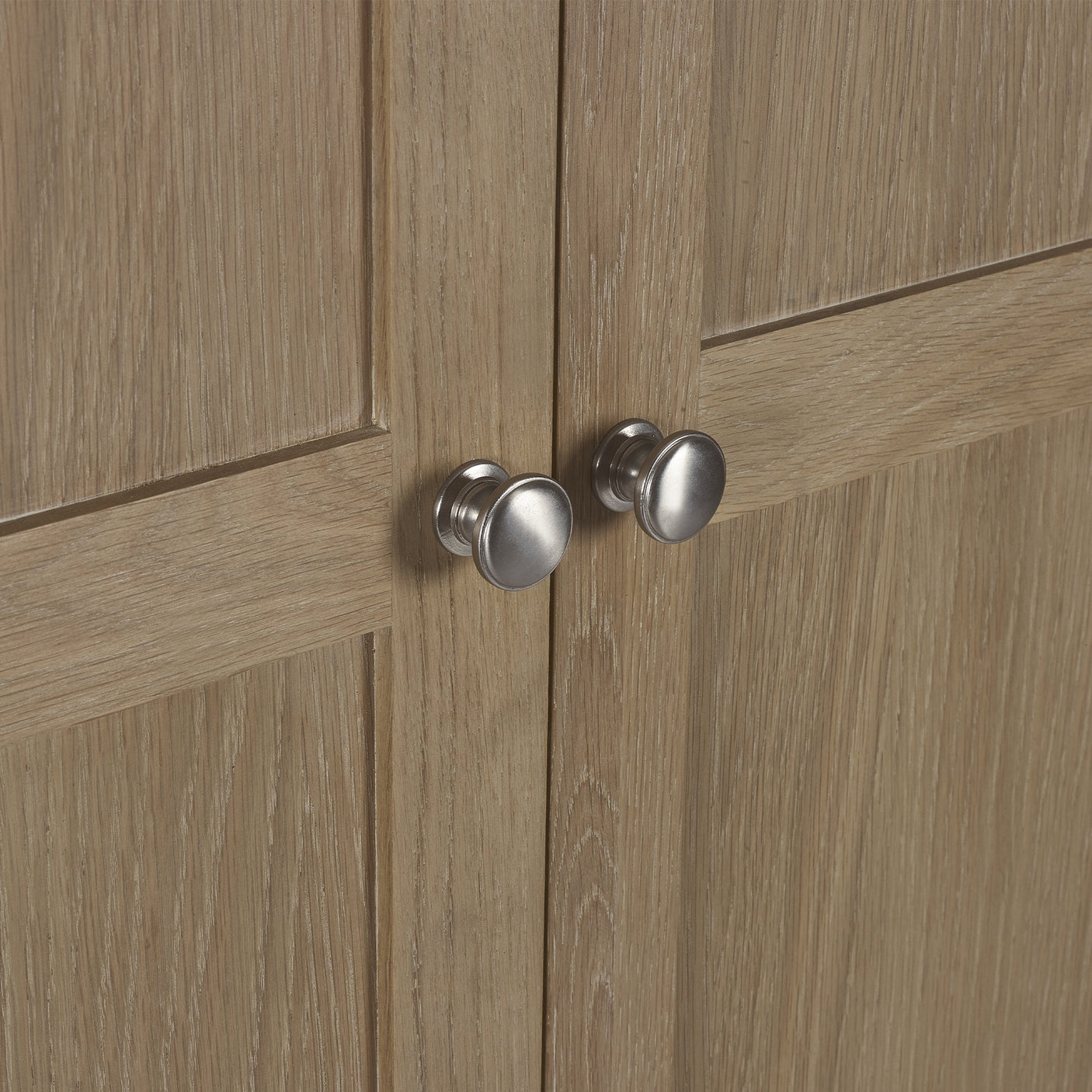 Memphis Limed Oak 2 Door 1 Drawer Wardrobe - Light Brown - MEM007