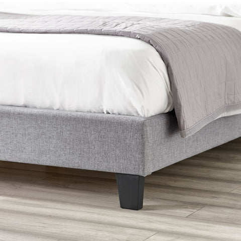 Merida Ottoman Storage Bed - Grey / Double - MER301