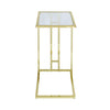 Harry Gold Sofa Table Clear Glass - Dsp Kd