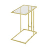 Harry Gold Sofa Table Clear Glass - Dsp Kd
