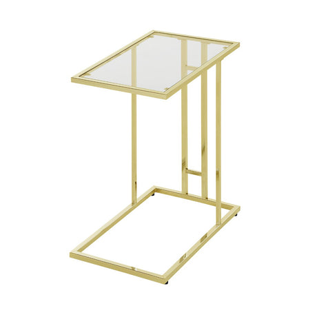Harry Gold Sofa Table Clear Glass - Dsp Kd