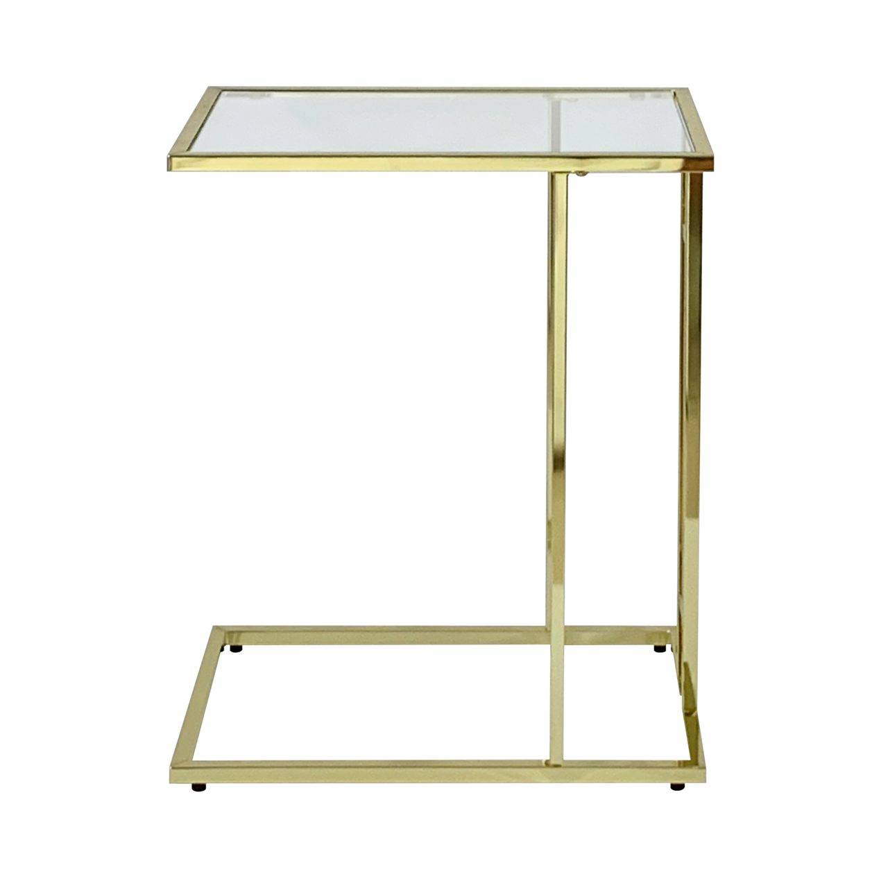 Harry Gold Sofa Table Clear Glass - Dsp Kd