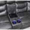 Noah Tech Raf Sectional* - Grey 2-C-1&Console