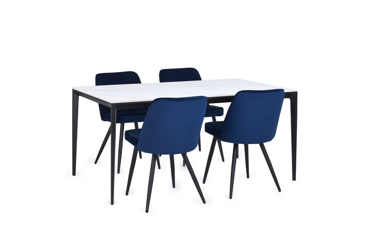 Miami Rectangular Stone Top Dining Table