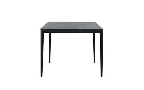 Miami Square Stone Top Dining Table - Slate Grey