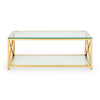 Miami Coffee Table - Silver - MIA102