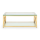 Miami Coffee Table - Silver - MIA102