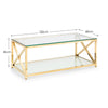 Miami Coffee Table - Silver - MIA102
