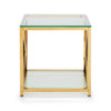 Miami Lamp Table - Gold - MIA202