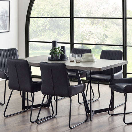 Miller Dining Table - Grey - MIL051