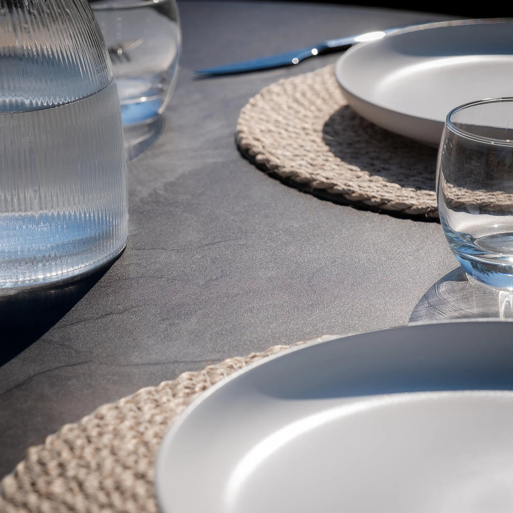 Milan 4 Seat Round Dining Set