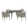 Milan 4 Seat Round Dining Set