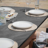 Milan 8 seat rectangular dining set