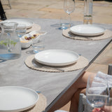 Milan 8 seat rectangular dining set