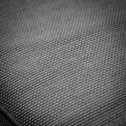 Close view of grey fabric texture for sofa upholstery