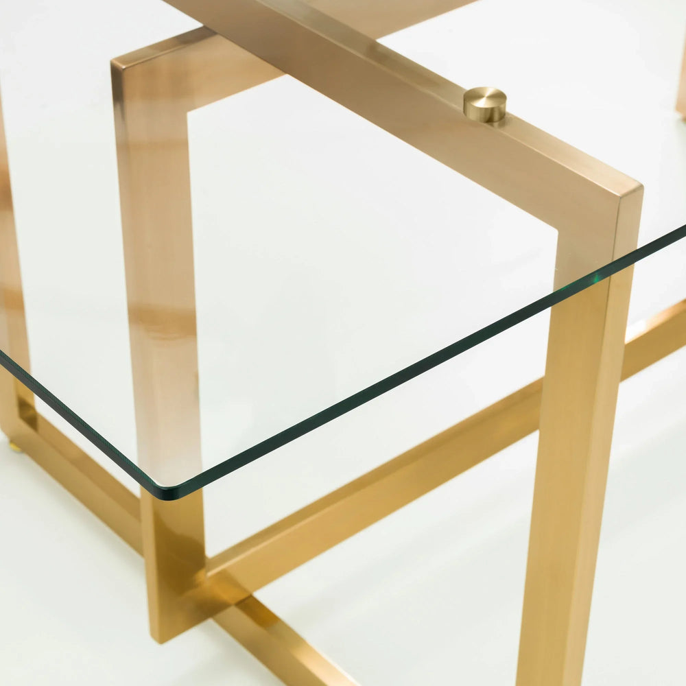 Minori Dining Table - Gold - MIN101