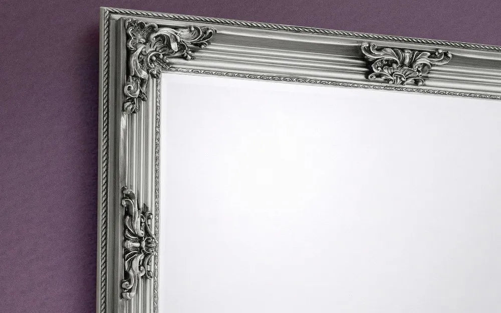 Rococo Pewter Wall Mirror