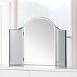 Canto Curved Dressing Table Mirror - Glass - MIR010