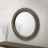 Cadence Large Round Wall Mirror - Grey - MIR025