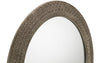 Cadence Large Round Pewter Wall Mirror