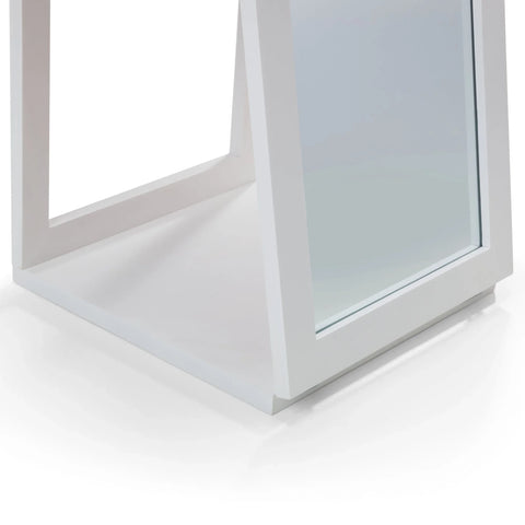 Fresco Storage Mirror - White - MIR034