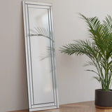Deco Frameless Dress Mirror - Glass - MIR035