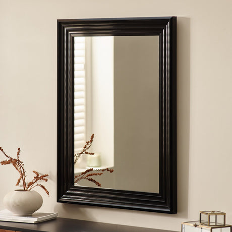 Tokyo Rectangular Wall Mirror - Black - MIR043