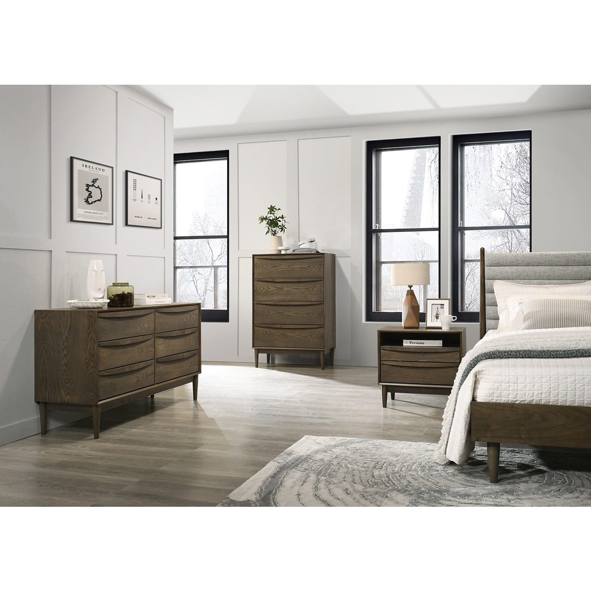 Oscar 2 Drawer End Table