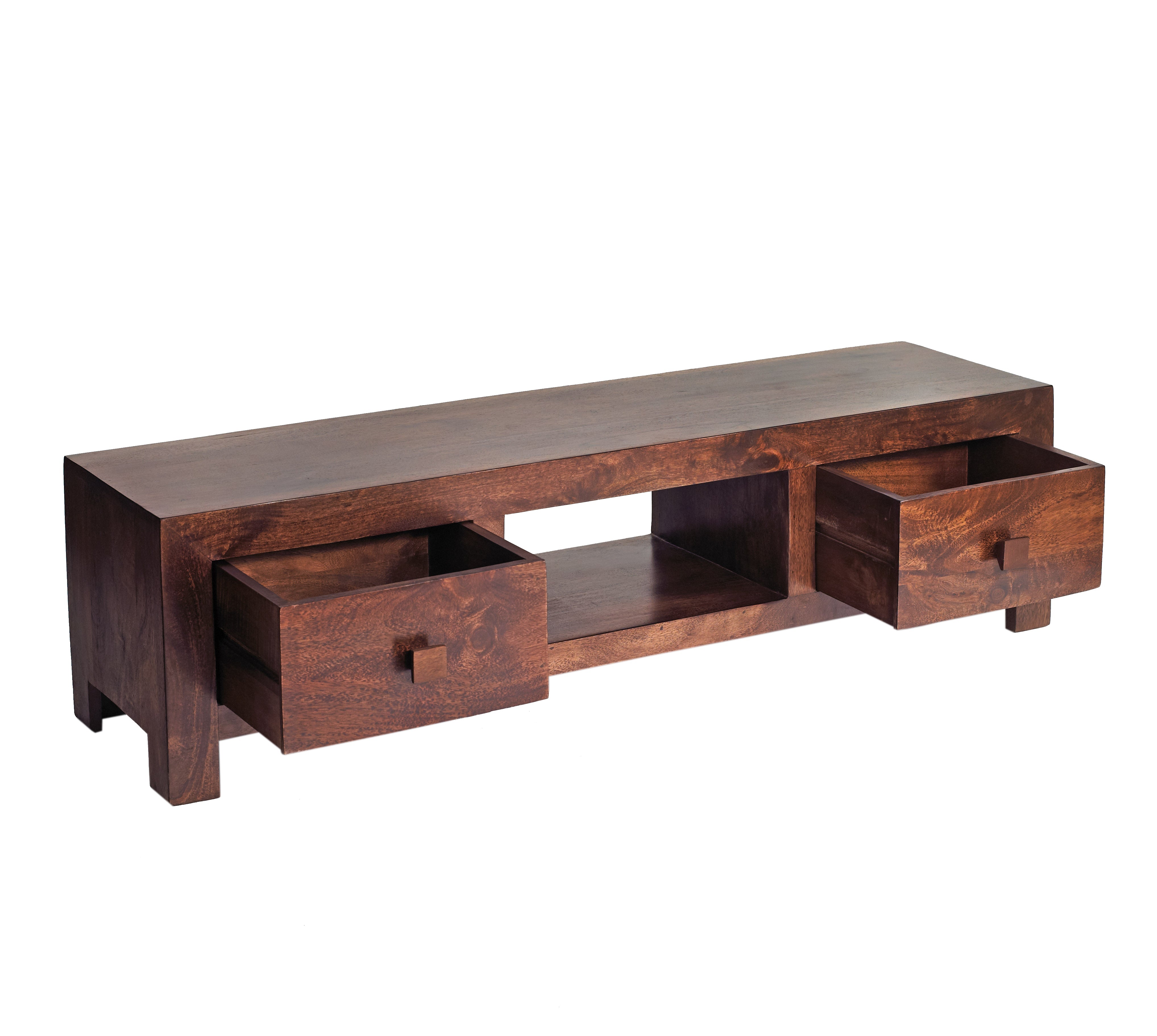 Toko Dark Mango Plasma Media Unit made from solid mango wood
