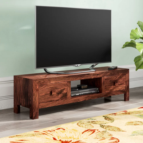 Toko Dark Mango Plasma Media Unit made from solid mango wood