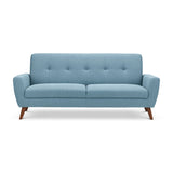 Monza 3 Seater Sofa - Light Grey - MON402