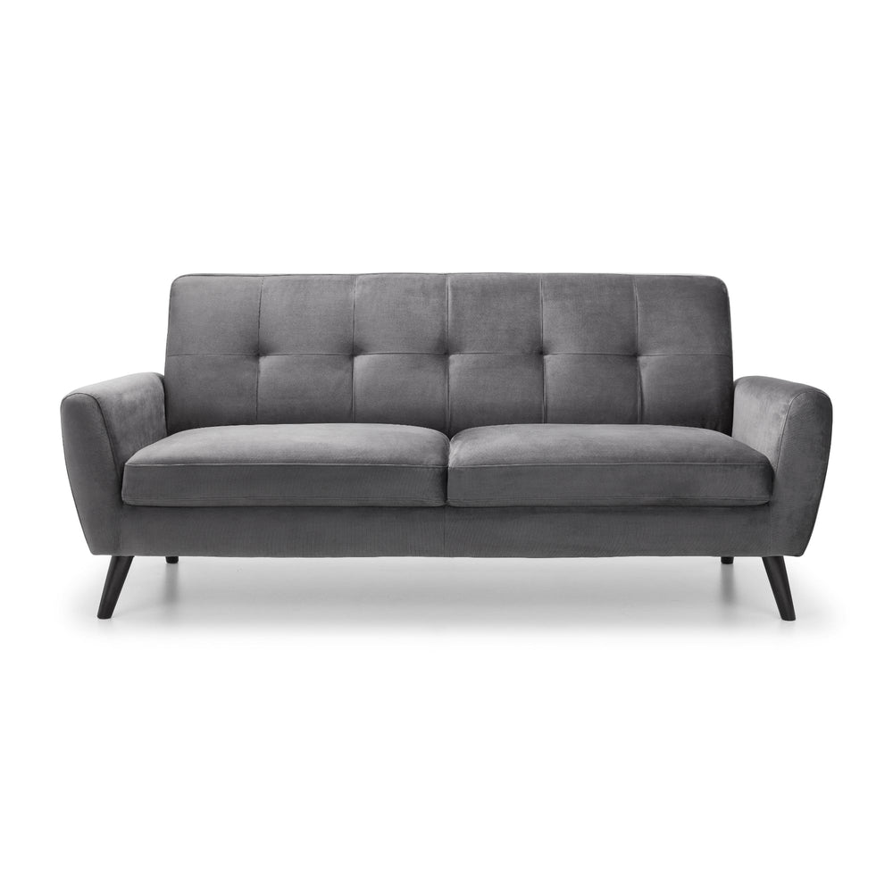 Monza 3 Seater Sofa - Light Grey - MON402