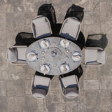 Monaco 6 Seat Oval Dining Set