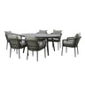 Monaco 6 Seat Oval Dining Set