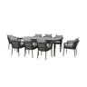 Monaco 8 seat rectangular dining set