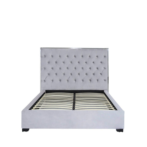 Monaco Double Bed Frame Grey Part 1