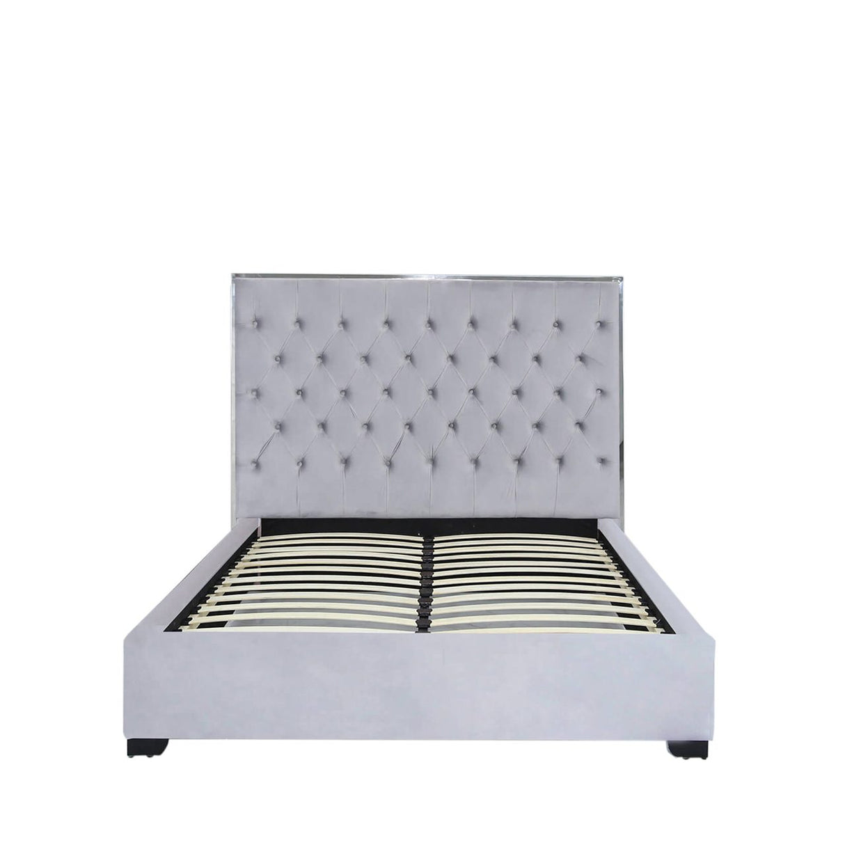 Monaco Double Bed Frame Grey Part 1