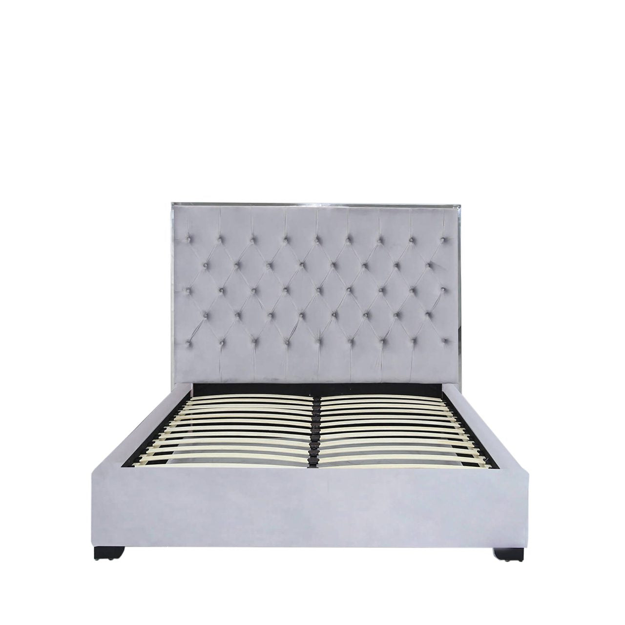 Monaco Double Bed Frame Grey Part 1