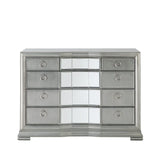 Lucca 5 Drawer Mirror Chest Grey