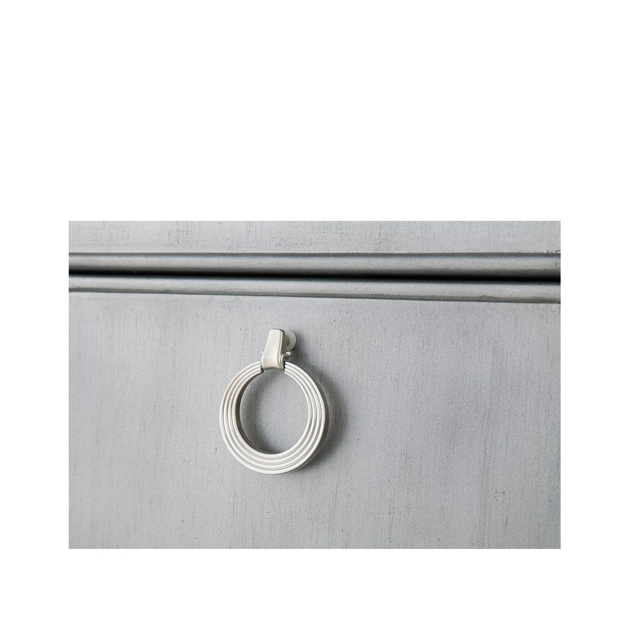 Lucca 5 Drawer Mirror Chest Grey