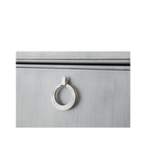 Lucca 5 Drawer Mirror Chest Grey