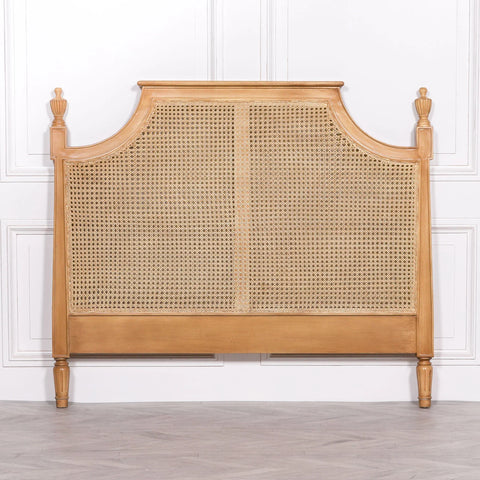 French Rattan Headboard 5ft King Size