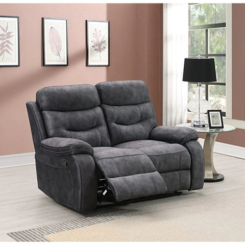 Carrie 2 Seater Recliner Dark Grey