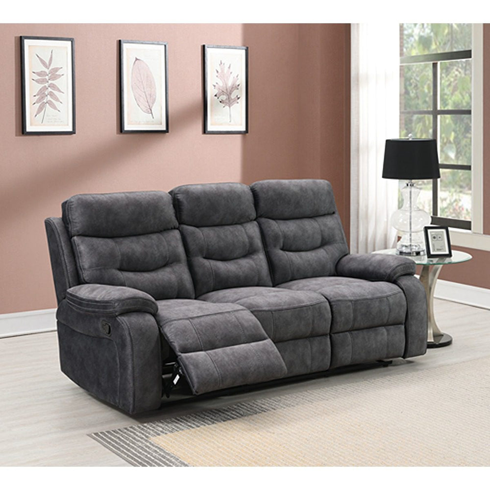 Carrie 3 Seater Recliner Dark Grey