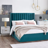 Murano 2 Drawer Bedside - White - MUR001