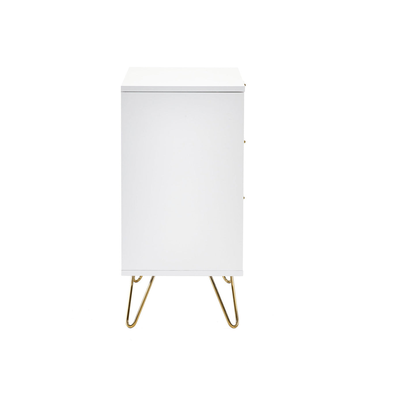 Murano 3 Drawer Chest - White - MUR002
