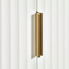 Murano 2 Door 1 Drawer Wardrobe - White - MUR006