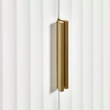 Murano 2 Door 1 Drawer Wardrobe - White - MUR006