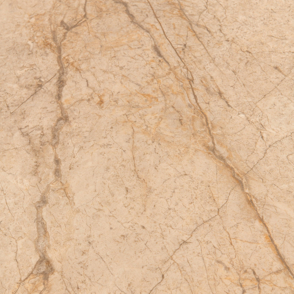 Elegant 1.8m Dining Table in Shakespeare Ivory with Wenge Legs